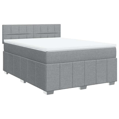 Boxspring Met Matras Stof 140 x 190 cm