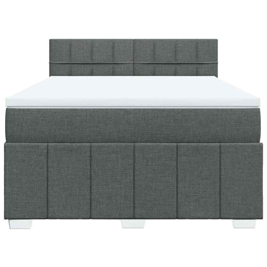 Boxspring Met Matras Stof 140 x 190 cm