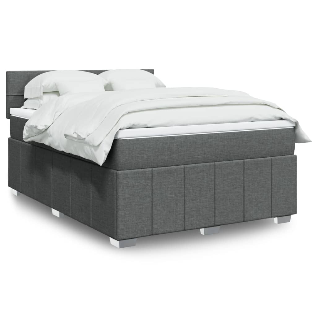 Boxspring Met Matras Stof 140 x 190 cm