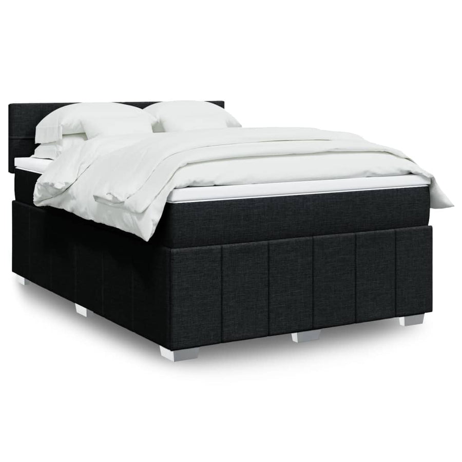 Boxspring Met Matras Stof 140 x 190 cm