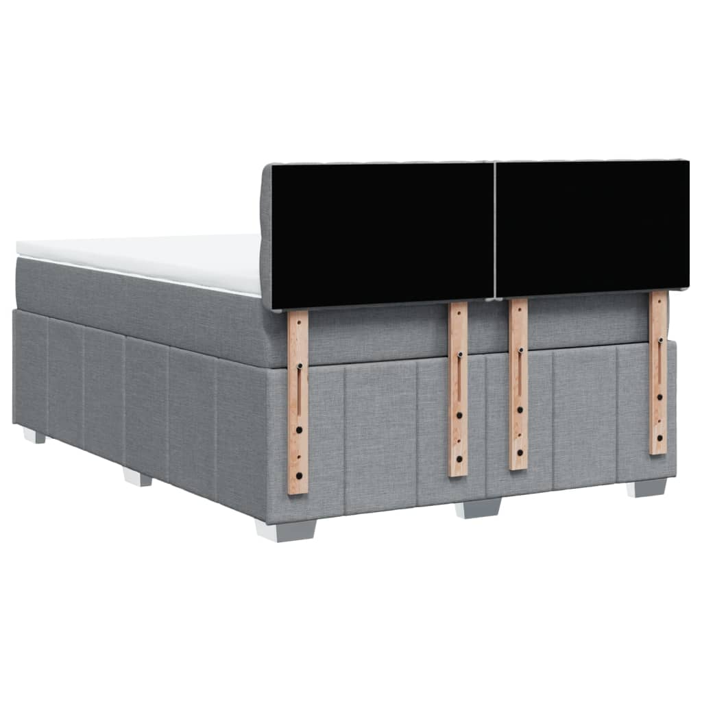 Boxspring Met Matras Stof 140 x 190 cm