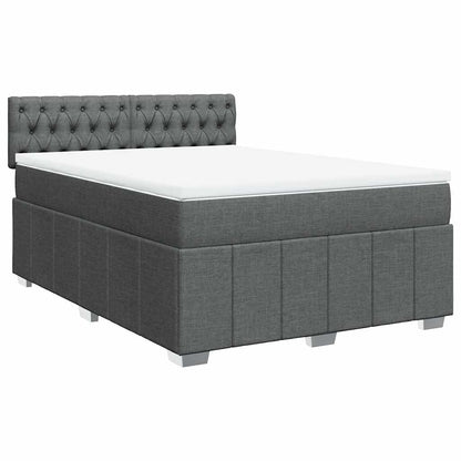 Boxspring Met Matras Stof 140 x 190 cm