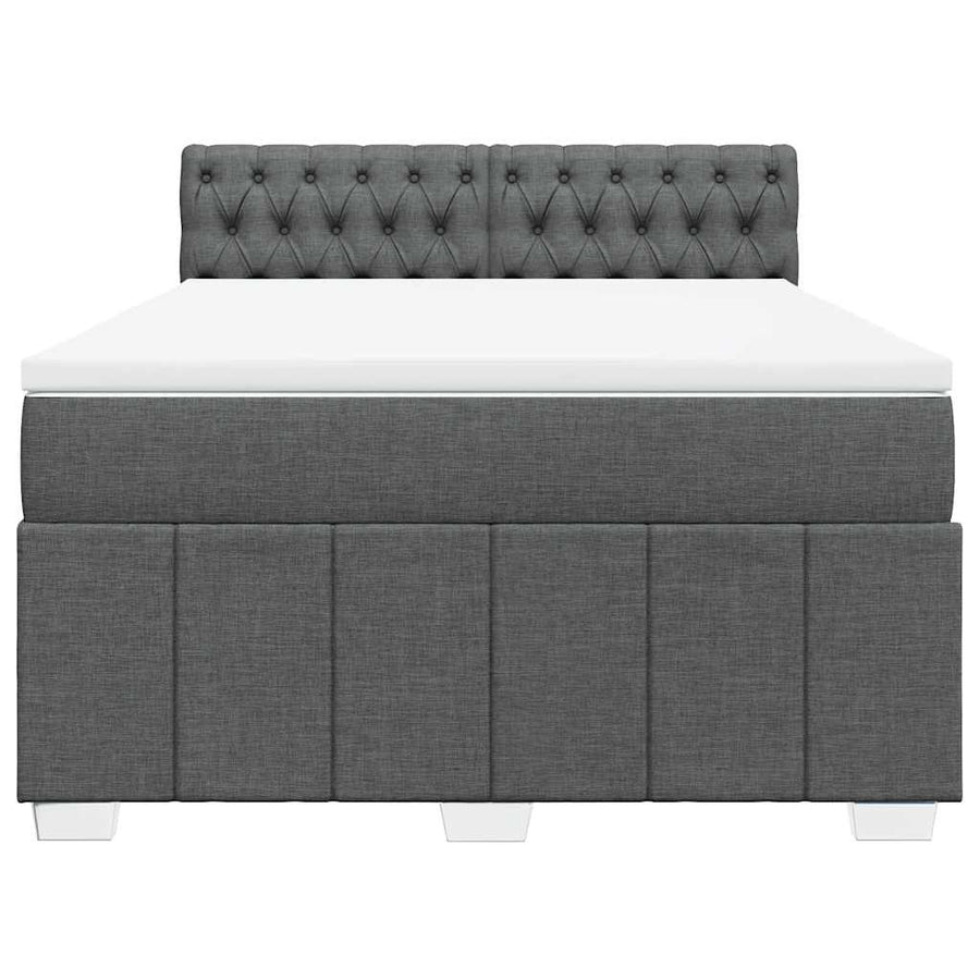 Boxspring Met Matras Stof 140 x 190 cm