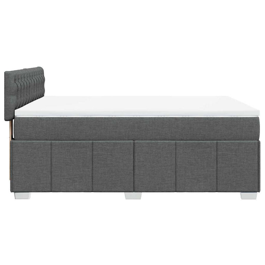 Boxspring Met Matras Stof 140 x 190 cm