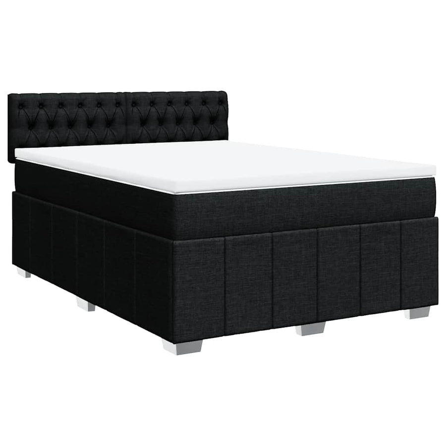 Boxspring Met Matras Stof 140 x 190 cm