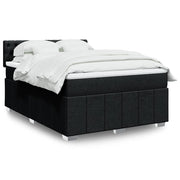 Boxspring met matras 140x190 cm zwart