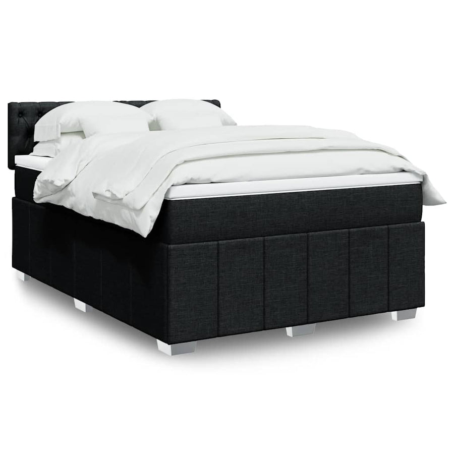 Boxspring Met Matras Stof 140 x 190 cm
