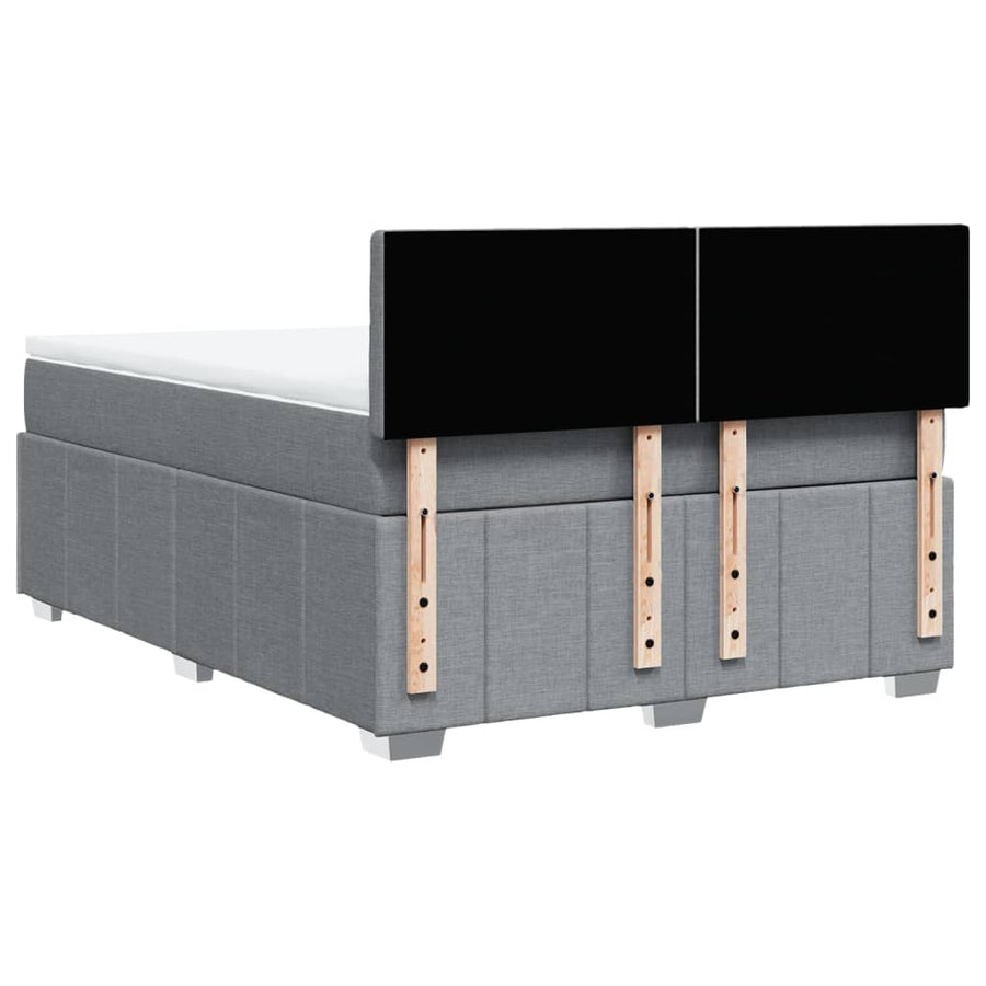 Boxspring Met Matras Stof 140 x 190 cm