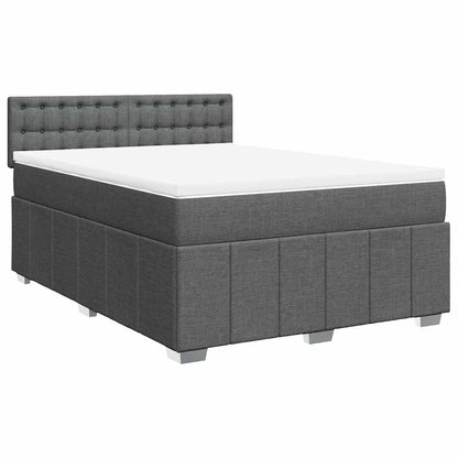 Boxspring Met Matras Stof 140 x 190 cm