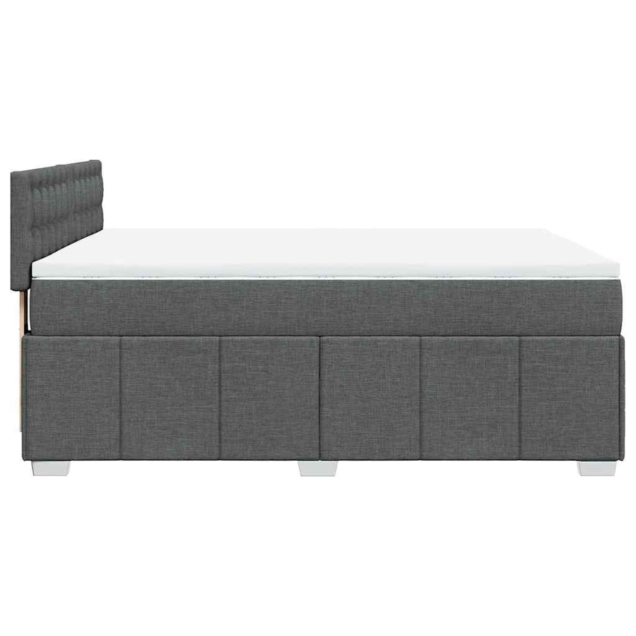 Boxspring Met Matras Stof 140 x 190 cm