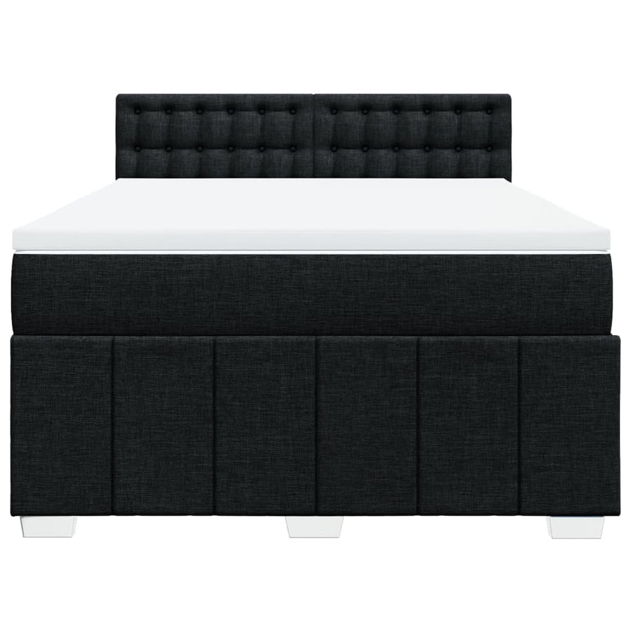 Boxspring Met Matras Stof 140 x 190 cm