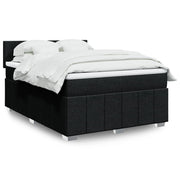 Boxspring met matras 160x200 cm zwart