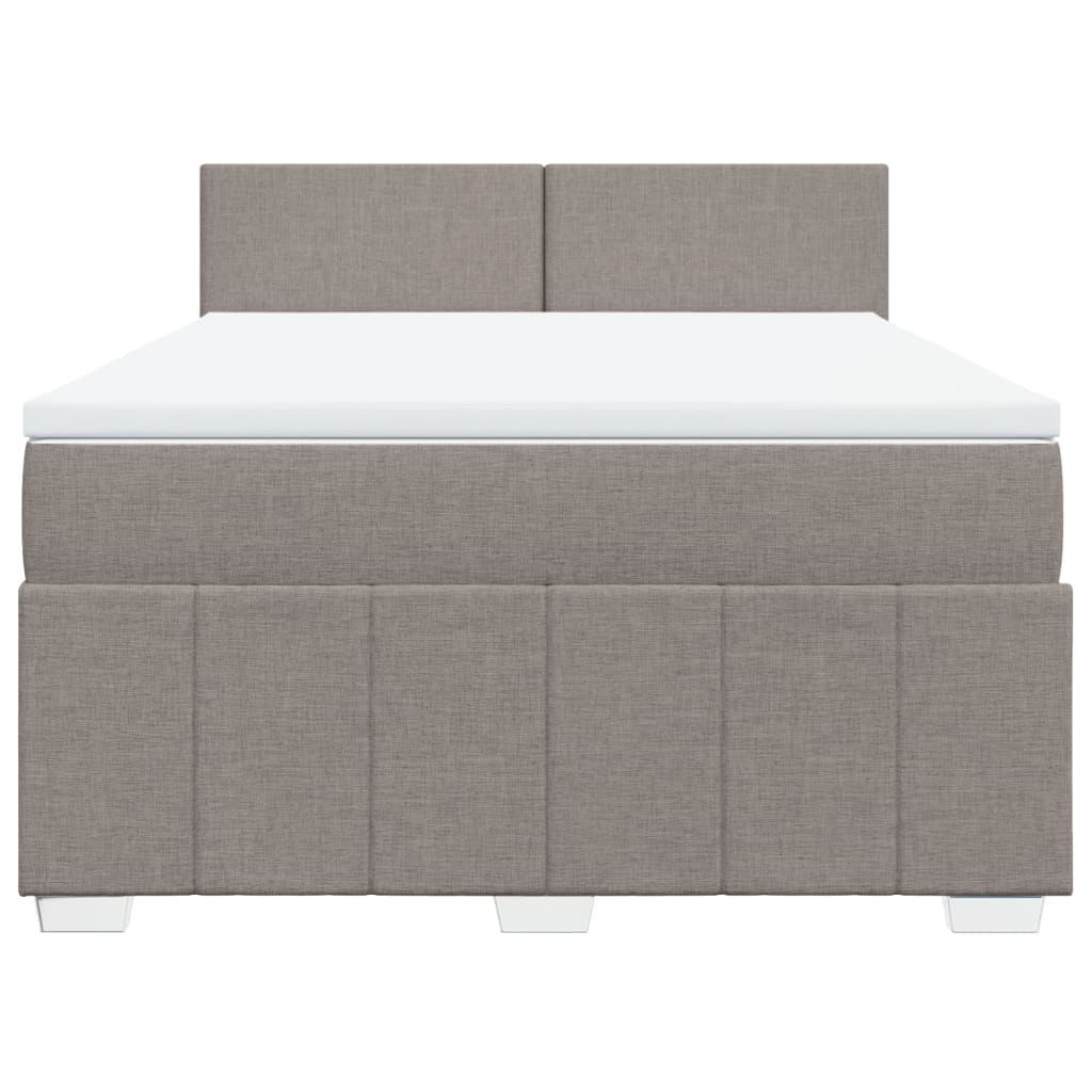 Boxspring Met Matras Stof 160 x 200 cm