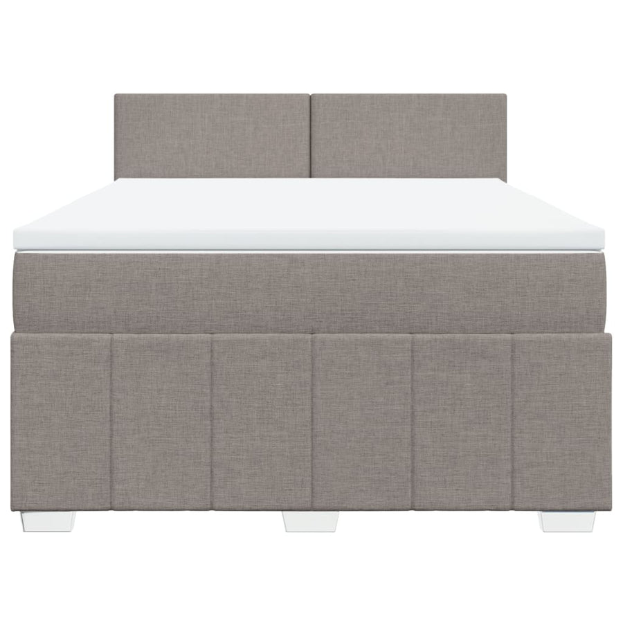 Boxspring Met Matras Stof 160 x 200 cm