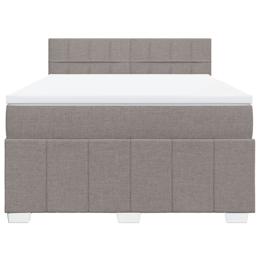 Boxspring Met Matras Stof 160 x 200 cm