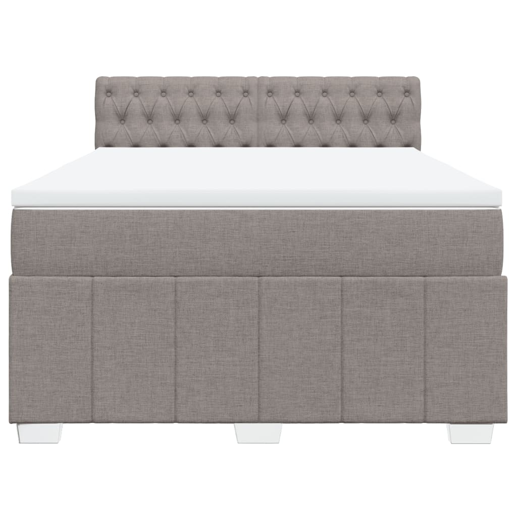 Boxspring Met Matras Stof 160 x 200 cm