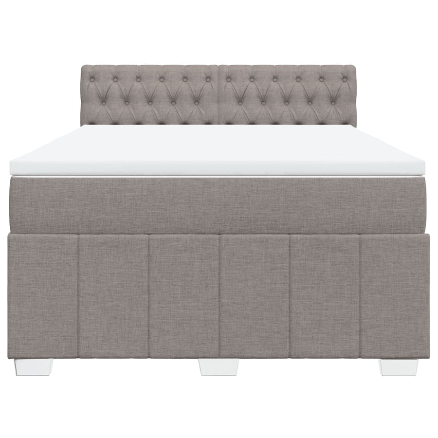 Boxspring Met Matras Stof 160 x 200 cm