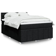 Boxspring met matras zwart 160x200 cm