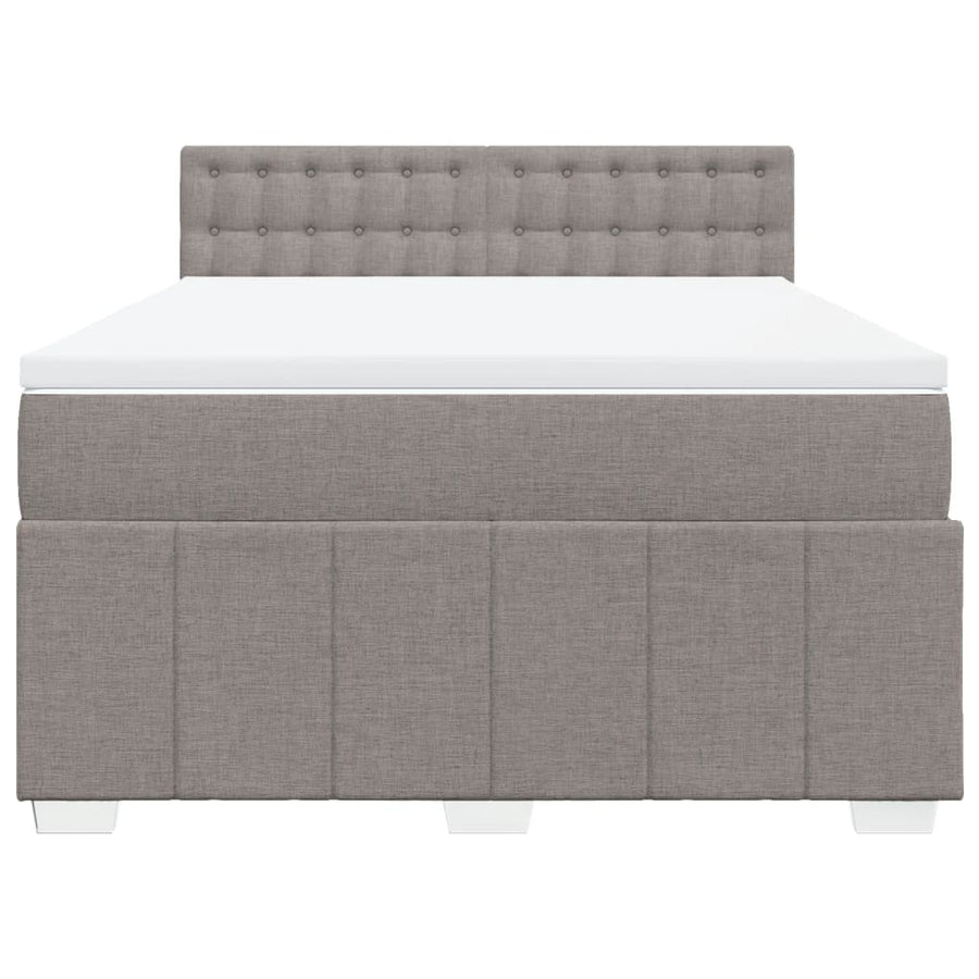 Boxspring Met Matras Stof 160 x 200 cm