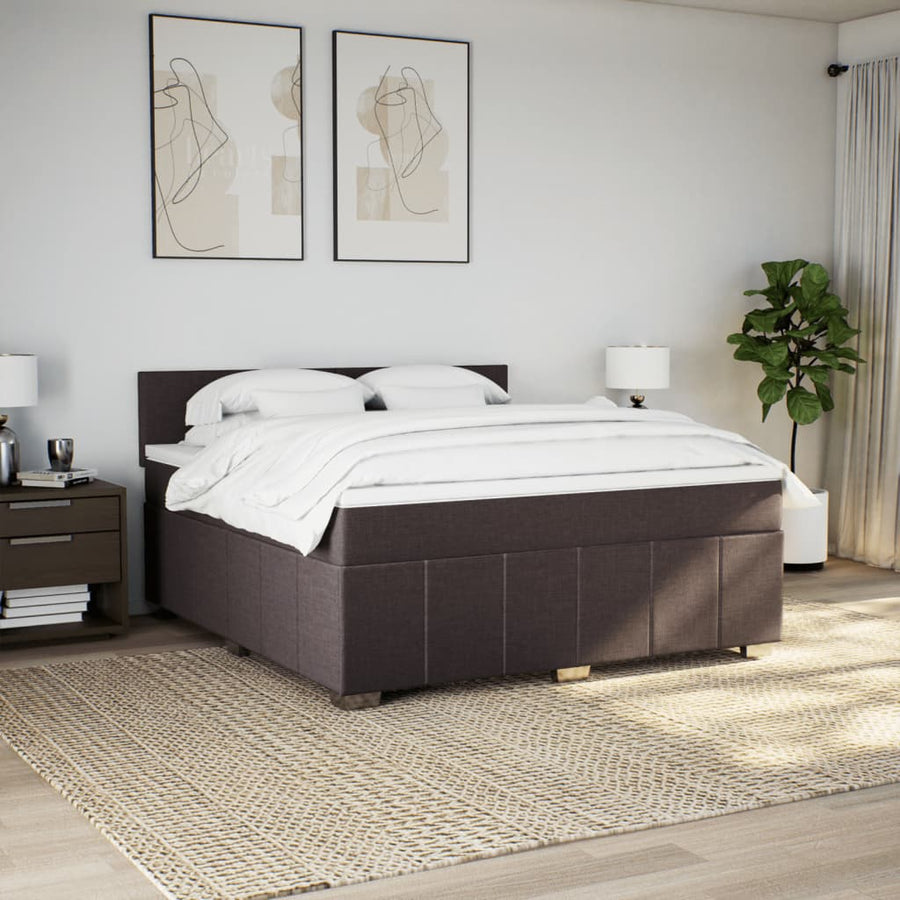 Boxspring Met Matras Stof 180 x 200 cm