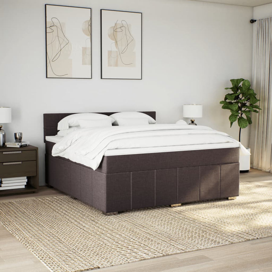 Boxspring Met Matras Stof 180 x 200 cm