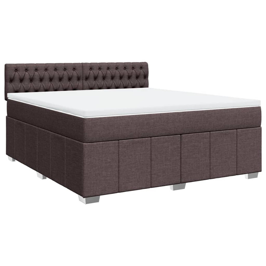 Boxspring Met Matras Stof 180 x 200 cm