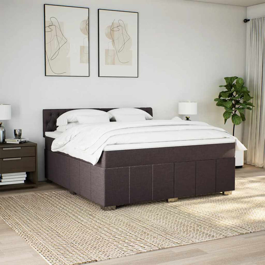 Boxspring Met Matras Stof 180 x 200 cm