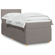 Boxspring 80x200 cm taupe met pocketveringmatras