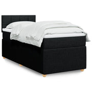 Boxspring met matras 80x200 cm zwart