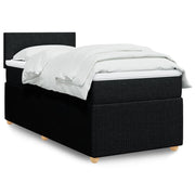 Boxspring met matras 90x190 cm zwart