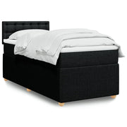 Boxspring met matras 90x190 cm zwart