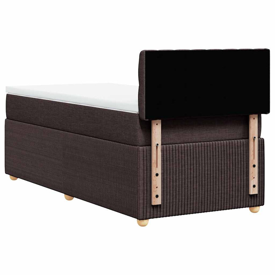 Boxspring Met Matras Stof 100 x 200 cm