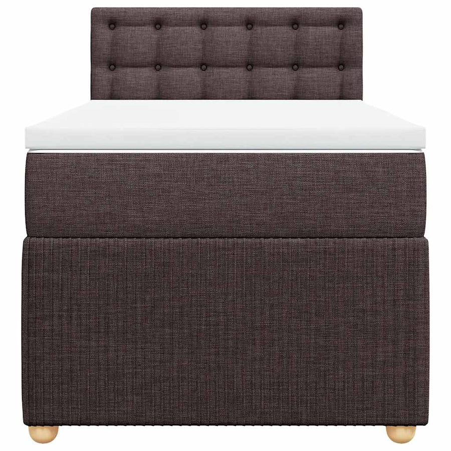 Boxspring Met Matras Stof 100 x 200 cm