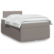 Boxspring met matras 120x190 cm taupe