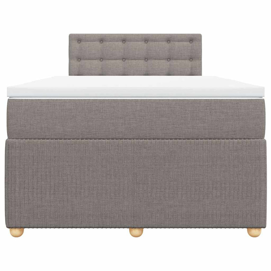 Boxspring Met Matras Stof 120 x 190 cm