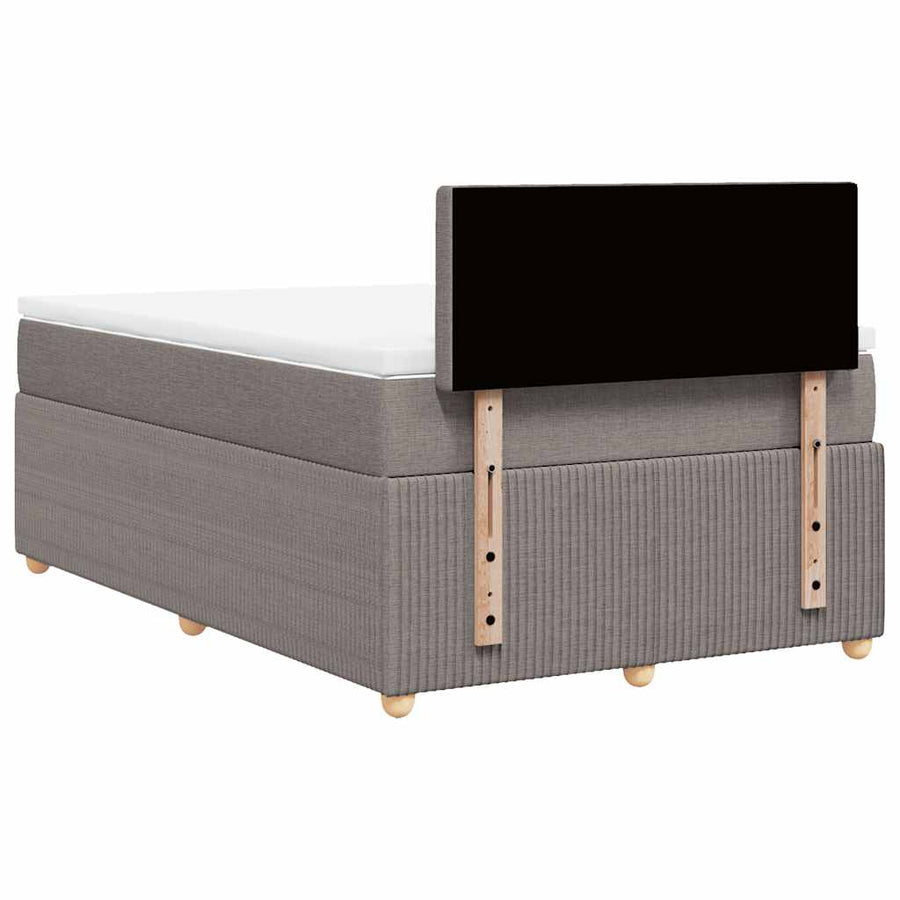 Boxspring Met Matras Stof 120 x 190 cm