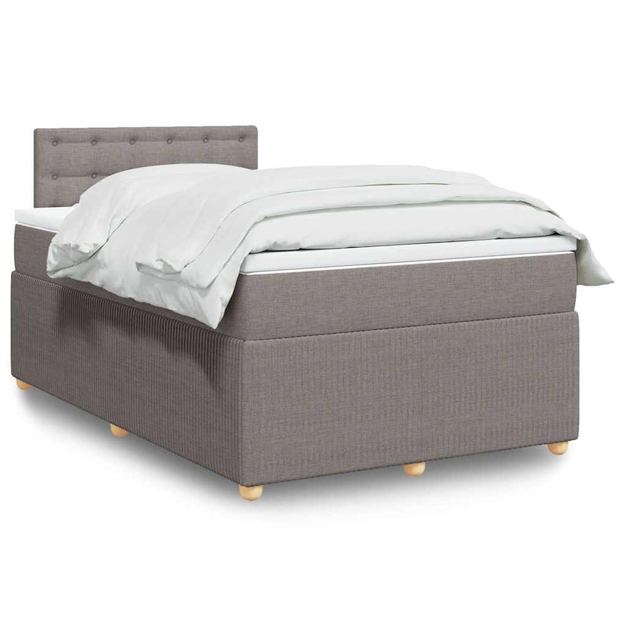 Boxspring Met Matras Stof 120 x 190 cm