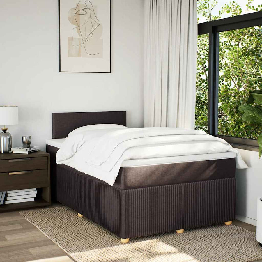 Boxspring Met Matras Stof 120 x 200 cm