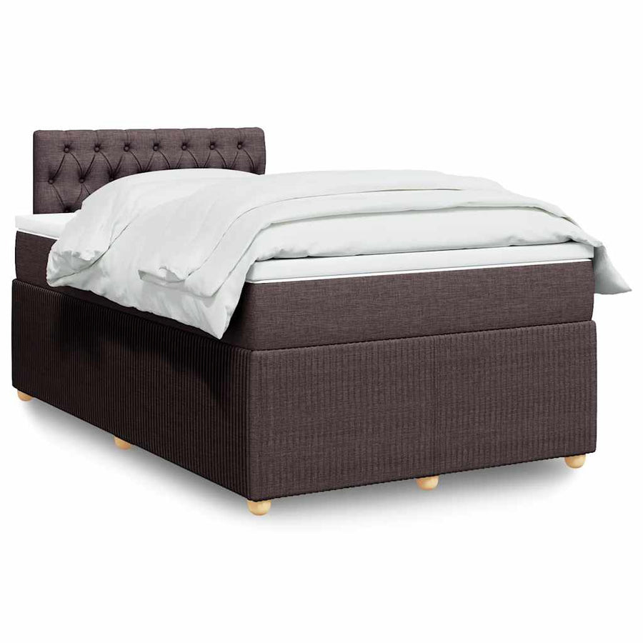 Boxspring Met Matras Stof 120 x 200 cm