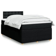 Boxspring met matras 120x200 cm zwart