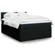 Boxspring met matras 140x190 cm zwart