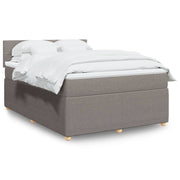 Boxspring 140x190 cm taupe met matras