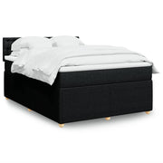 Boxspring met matras 160x200 cm zwart