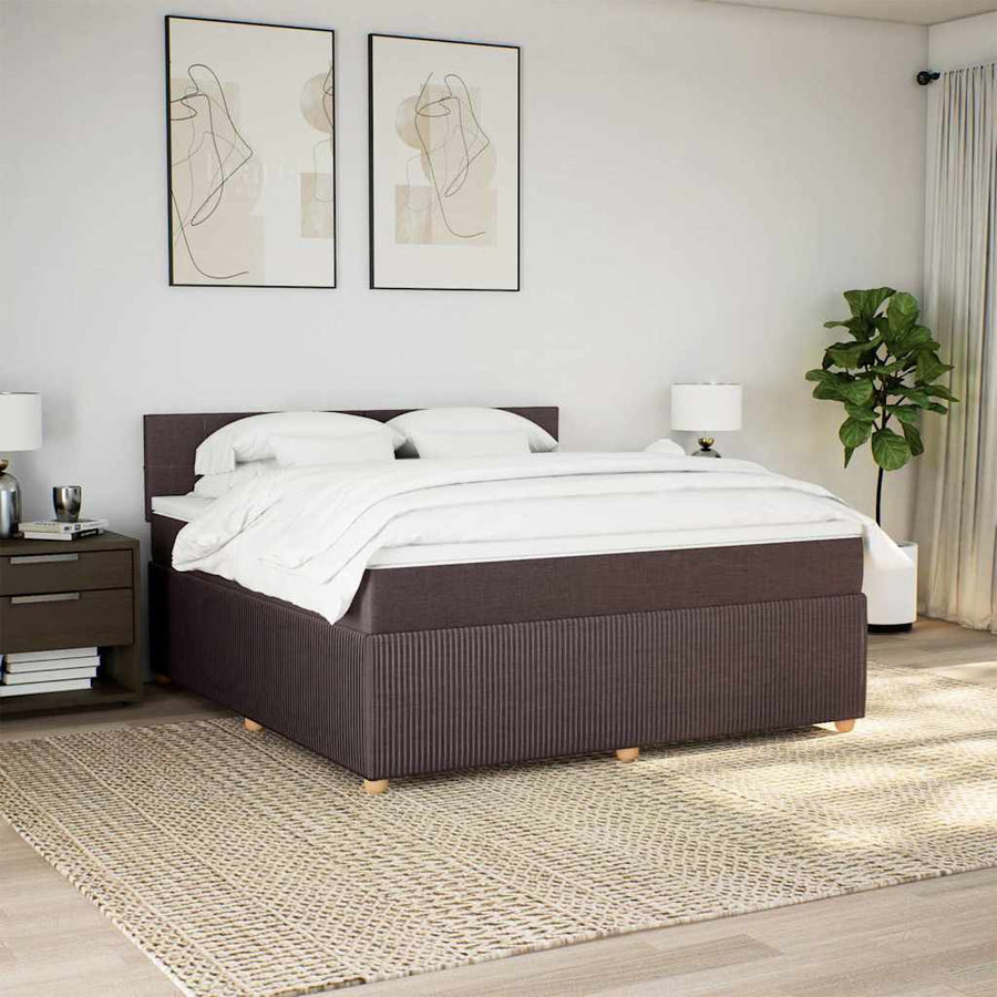 Boxspring Met Matras Stof 180 x 200 cm