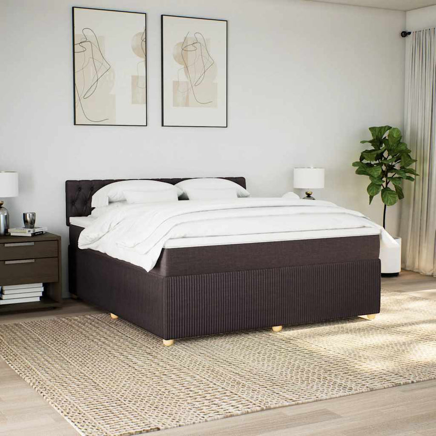 Boxspring Met Matras Stof 180 x 200 cm