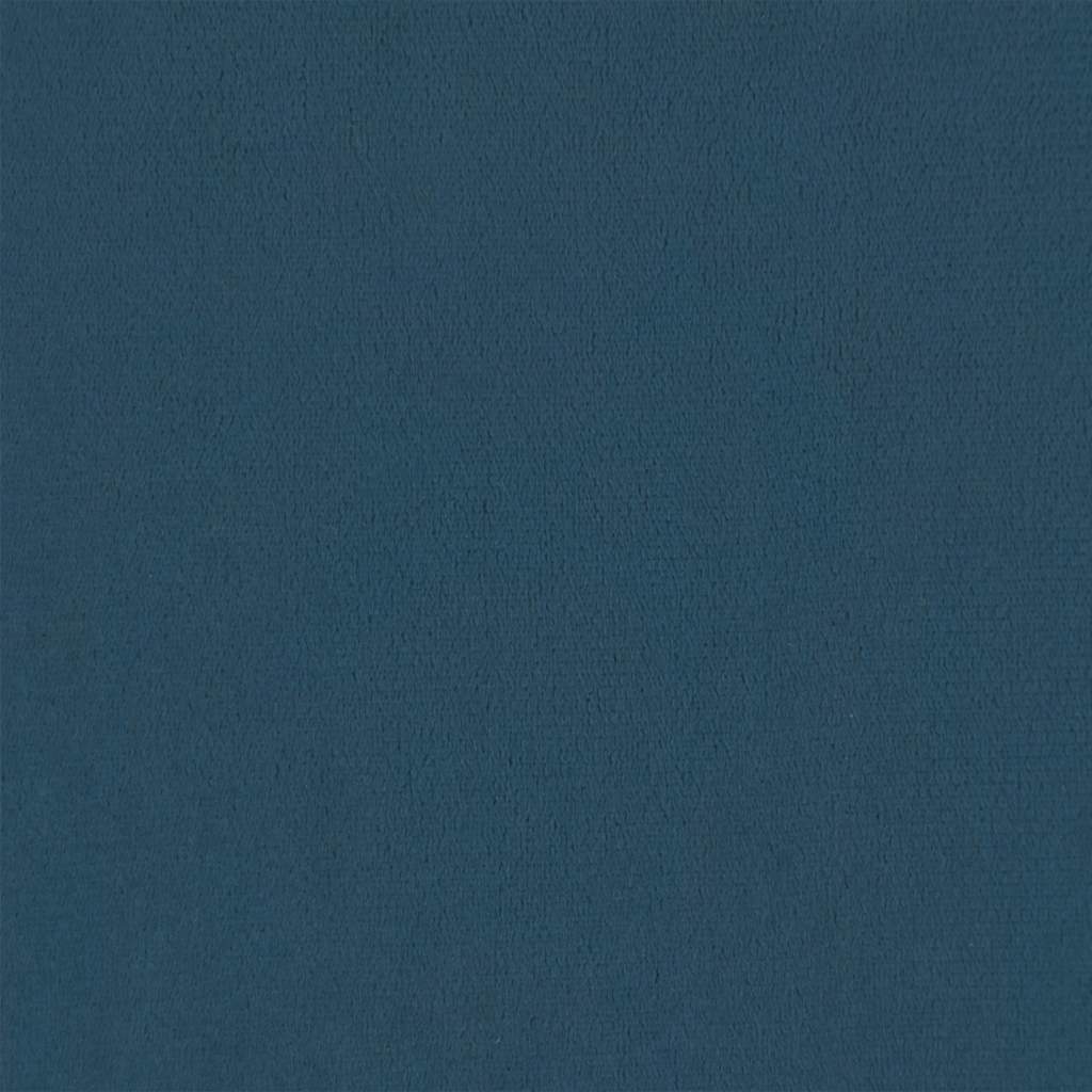 Boxspring met matras fluweel blauw 80x200 cm