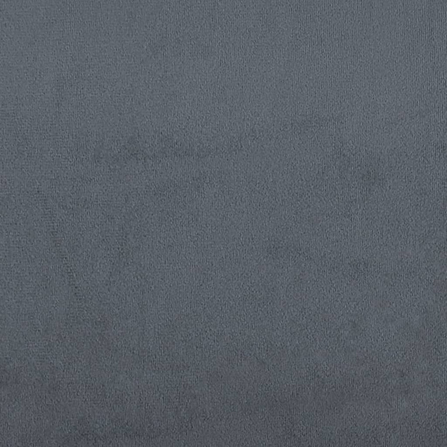 Boxspring met matras fluweel donkergrijs 160x200 cm