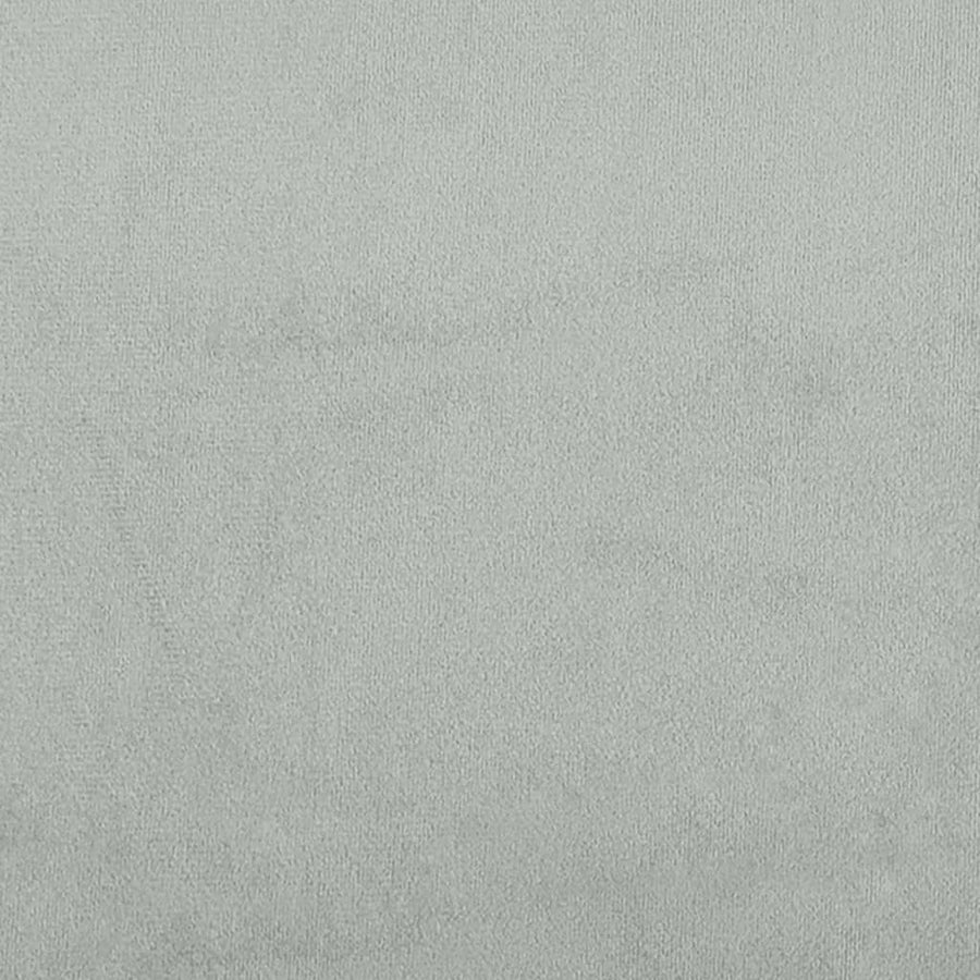 Boxspring met matras fluweel lichtgrijs 180x200 cm