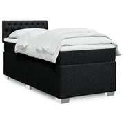 Boxspring met matras 80x200 cm zwart