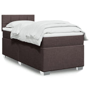 Boxspring met matras 90x190 cm donkerbruin